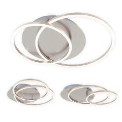 LED Deckenleuchte, 51,5 Cm, 3200 LM, 40 W, Matt-Nickel 11 LED Deckenleuchte, 51,5 Cm, 3200 LM, 40 W, Matt-Nickel -Briloner Store frames led deckenleuchte drehbar matt nickel led 2 titelbild 93c4beafcb6d9c8aa7a47bec7e37524c