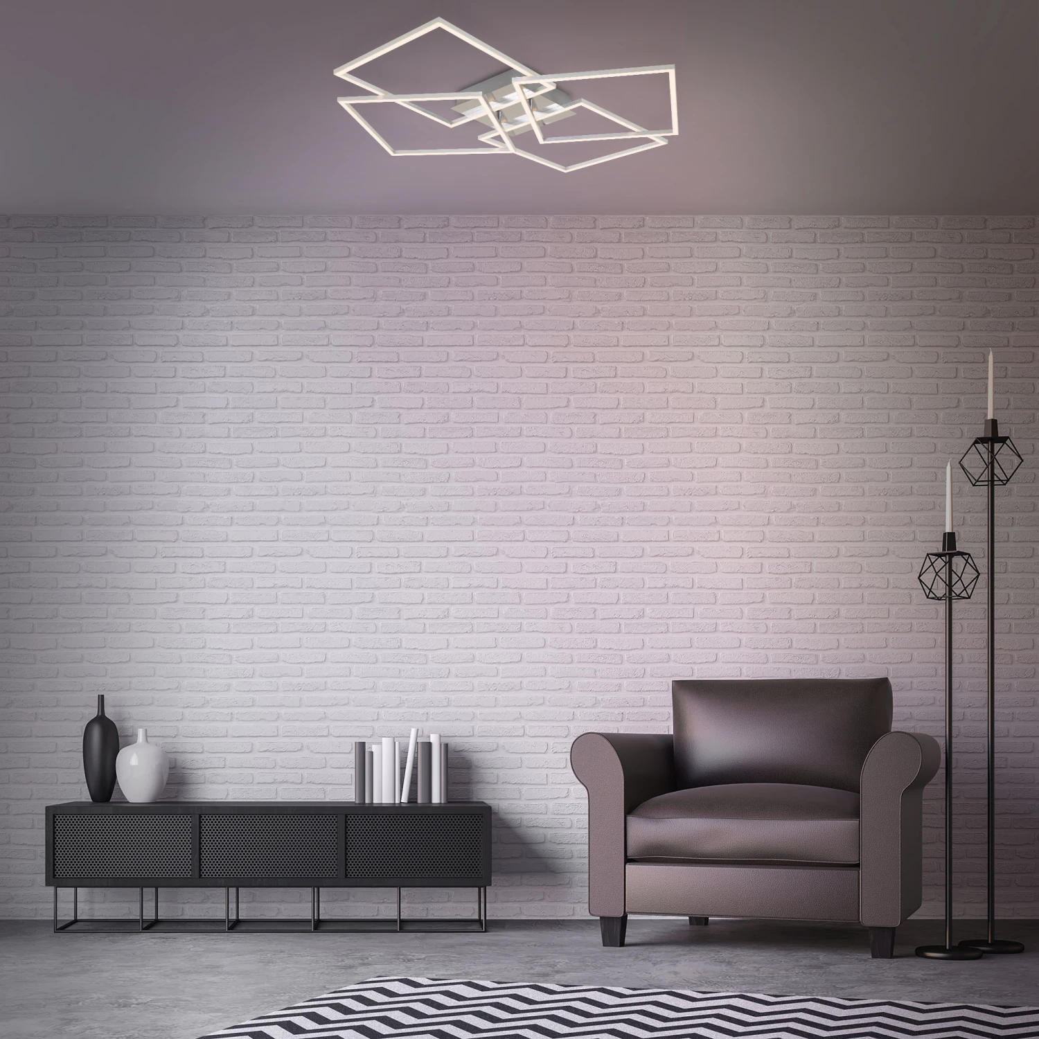 LED Frame 72,4 Cm 4x12W 1300lm Chrom 5 LED Frame 72,4 Cm 4x12W 1300lm Chrom – Bild 5