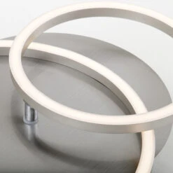 LED Deckenleuchte, 39 Cm, 30 W, Matt-Nickel -Briloner Store framesled deckenleuchte drehbar matt nickel 1xled 1xled 1 detail1 7ab499bdf6456d784cb6bd97444d74f0