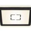 Slim LED Panel 19 Cm 12W 1400lm Schwarz