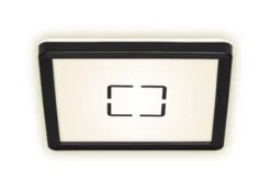 Slim LED Panel 19 Cm 12W 1400lm Schwarz