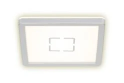 Slim LED Panel 19 Cm 12W 1400lm Silber