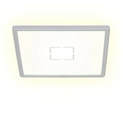 Slim LED Panel, 29,3 Cm, 2400 LUMEN, 18 WATT, Silber
