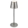 LED Akku-Tischleuchte 38 Cm 2,6W 280lm Antik-silber