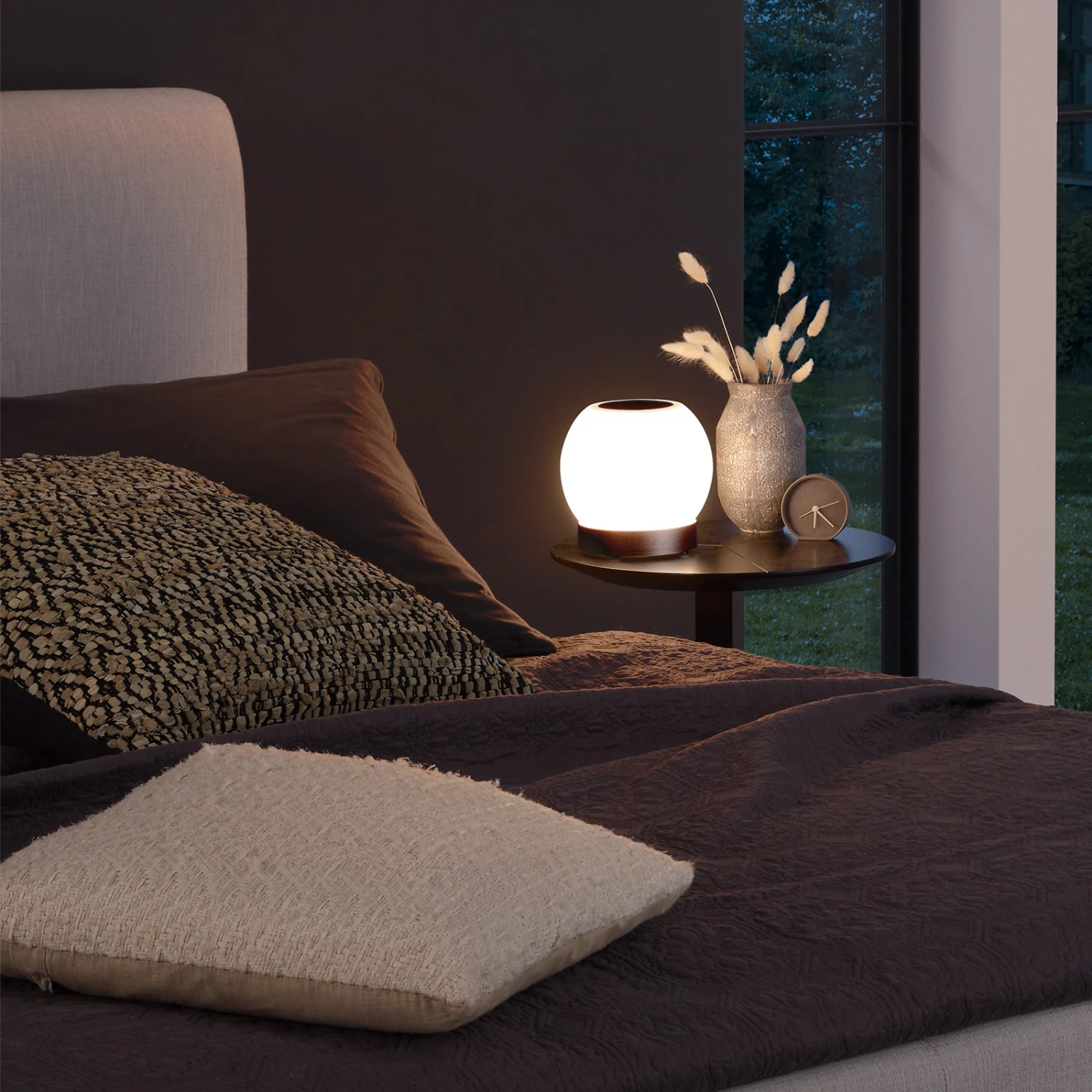 LED Akku Tischleuchte, Ø16 Cm, LED-Modul, 3W, 350 Lm, Schwarz 6 LED Akku Tischleuchte, Ø16 Cm, LED-Modul, 3W, 350 Lm, Schwarz – Bild 6