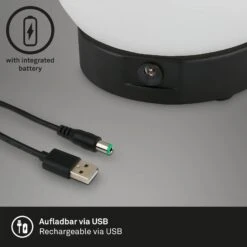 LED Akku Tischleuchte, Ø16 Cm, LED-Modul, 3W, 350 Lm, Schwarz 12 LED Akku Tischleuchte, Ø16 Cm, LED-Modul, 3W, 350 Lm, Schwarz -Briloner Store led akku tischleuchte schwarz 44f8b10b6e6fe84c110668af511d5af3