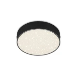 STERNENHIMMEL LED Deckenleuchte, Ø 15,7 Cm, 11 W, Schwarz