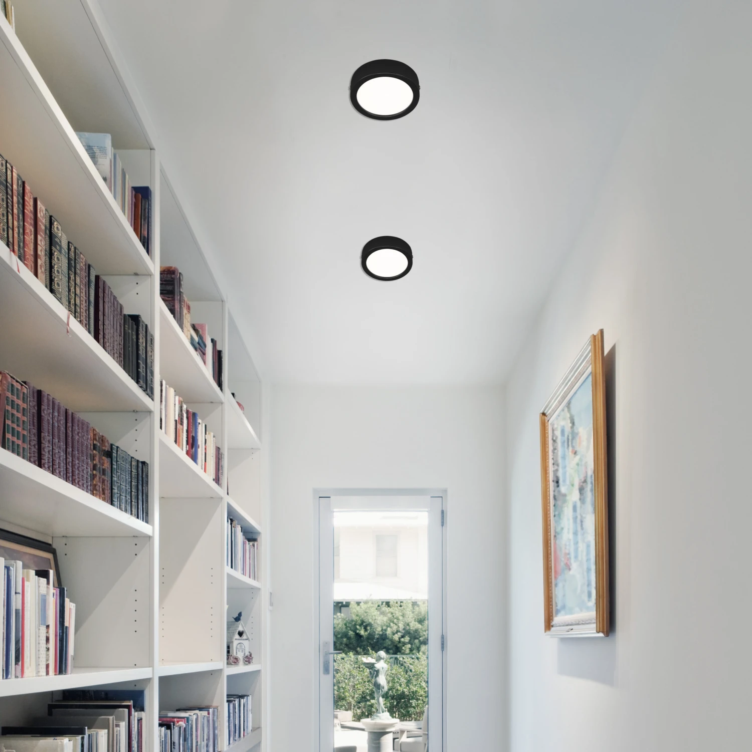 LED Deckenleuchte, Ø 12 Cm, 7 W, Schwarz 3 LED Deckenleuchte, Ø 12 Cm, 7 W, Schwarz – Bild 3