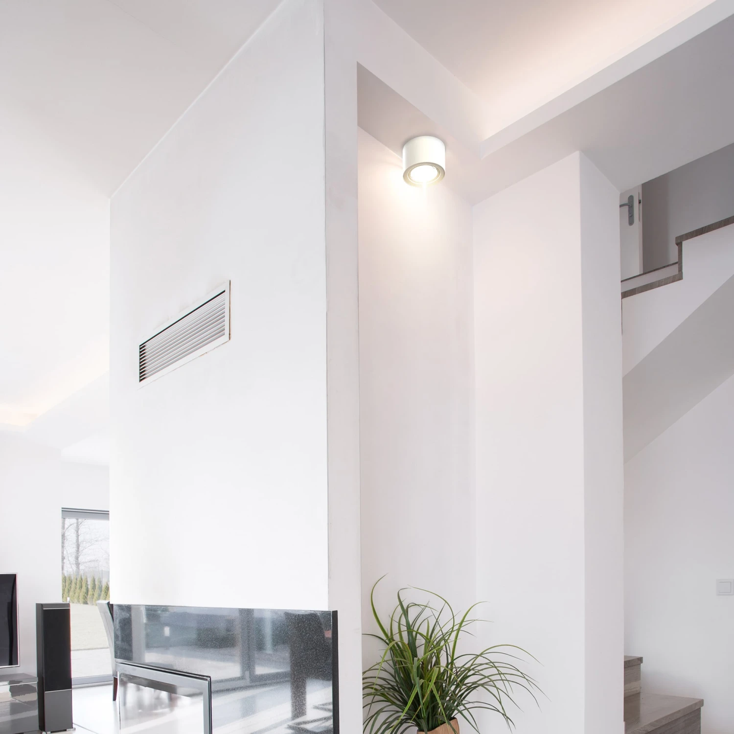 LED Aufbauleuchte, 10,5 Cm, 5 W, Weiß 2 LED Aufbauleuchte, 10,5 Cm, 5 W, Weiß – Bild 2