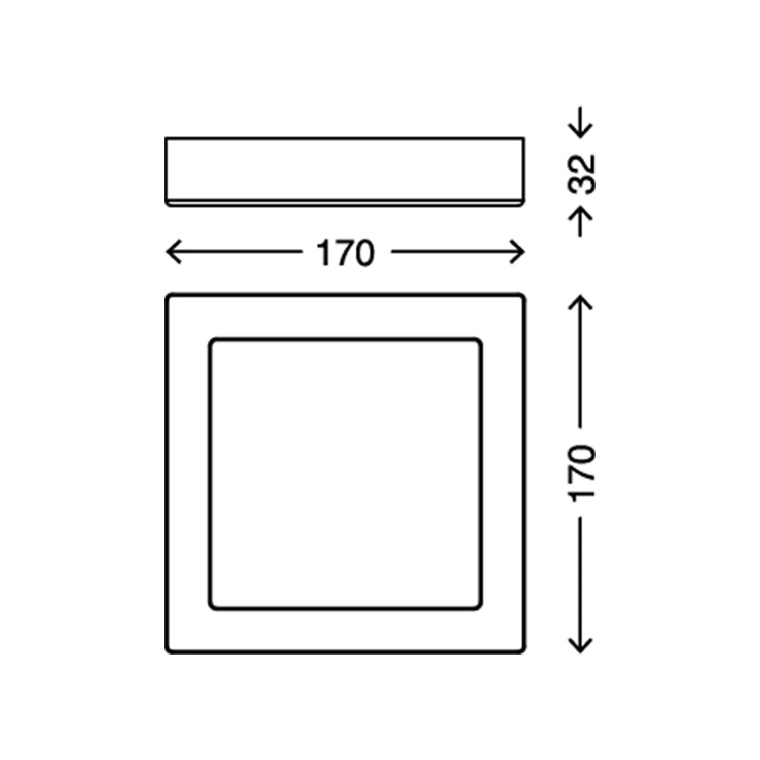 LED Deckenleuchte, 17 Cm, 12 W, Weiß 5 LED Deckenleuchte, 17 Cm, 12 W, Weiß – Bild 5