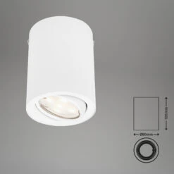 LED Aufbauleuchte, 10,5 Cm, 5 W, Weiß