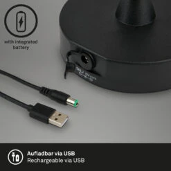 Touch LED Außen-Tischleuchte, Ø30 Cm, LED-Modul, 3 W, 340 Lm, Schwarz -Briloner Store led aussen tischleuchte schwarz 1xled modul funktion 7aec32df9c6ab7183d8d41fe0f4f5543