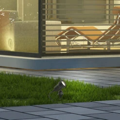 Außenleuchte 19,5 Cm 1xGU10 3W 250lm Schwarz -Briloner Store led aussenleuchte schwarz 1xled gu10 milieu2 3060cb0802431505a6872c04a7bda87e