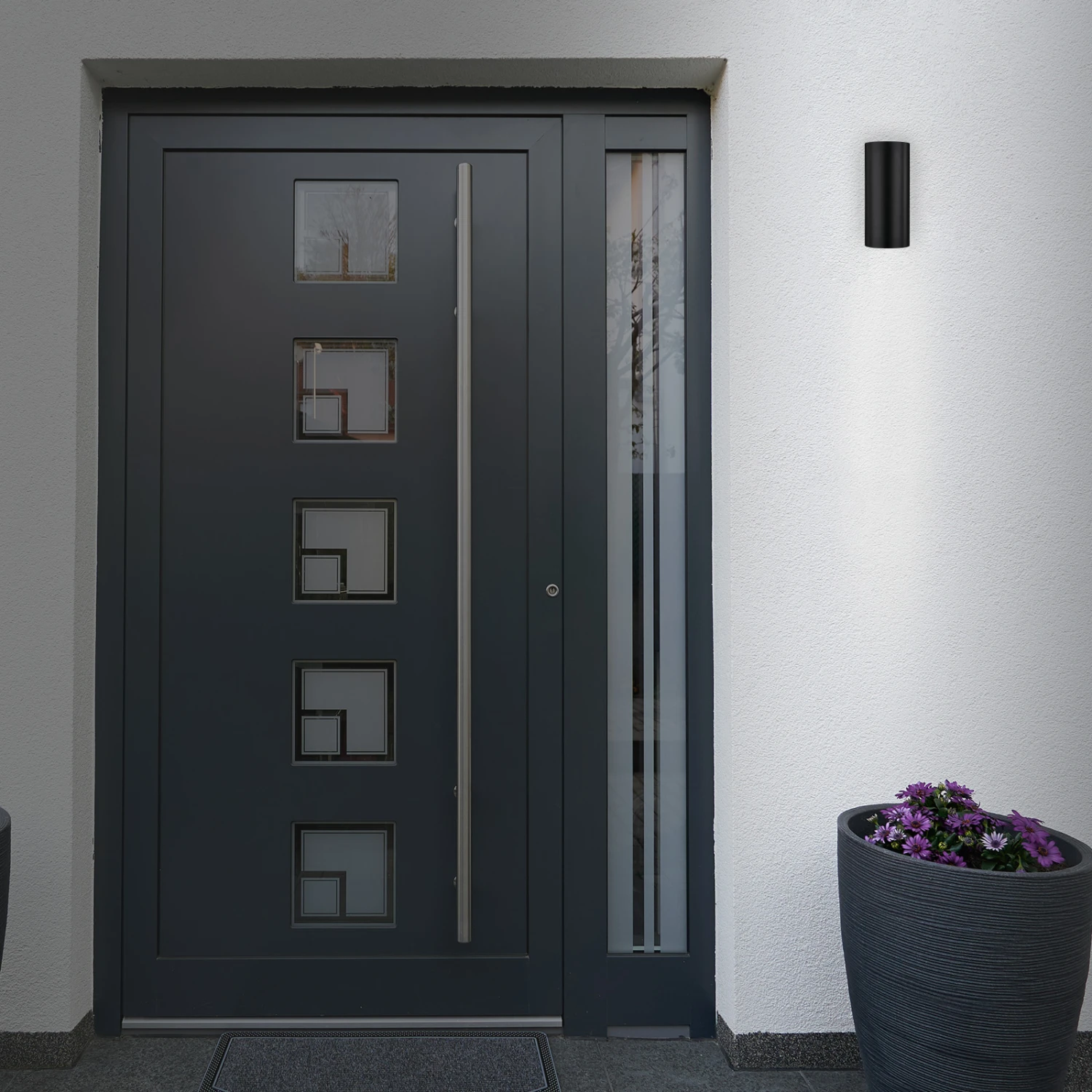 LED Außenleuchte, 15,5 Cm, 2x GU10, 4,7 W, Schwarz 3 LED Außenleuchte, 15,5 Cm, 2x GU10, 4,7 W, Schwarz – Bild 3