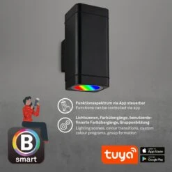 LED Außenwandleuchte. 15,5 Cm, 2x LED-Module, 8,5 W, 350 Lm, Schwarz 14 LED Außenwandleuchte. 15,5 Cm, 2x LED-Module, 8,5 W, 350 Lm, Schwarz -Briloner Store led aussenwandleuchte schwarz b30f696e48e741c27879bc259970c70e