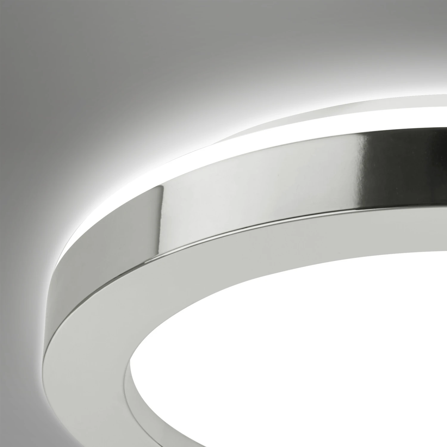 LED Bad-Deckenleuchte, Ø 30 Cm, LED-Platine, 18 W, 2000 Lm, Chrom 5 LED Bad-Deckenleuchte, Ø 30 Cm, LED-Platine, 18 W, 2000 Lm, Chrom – Bild 5