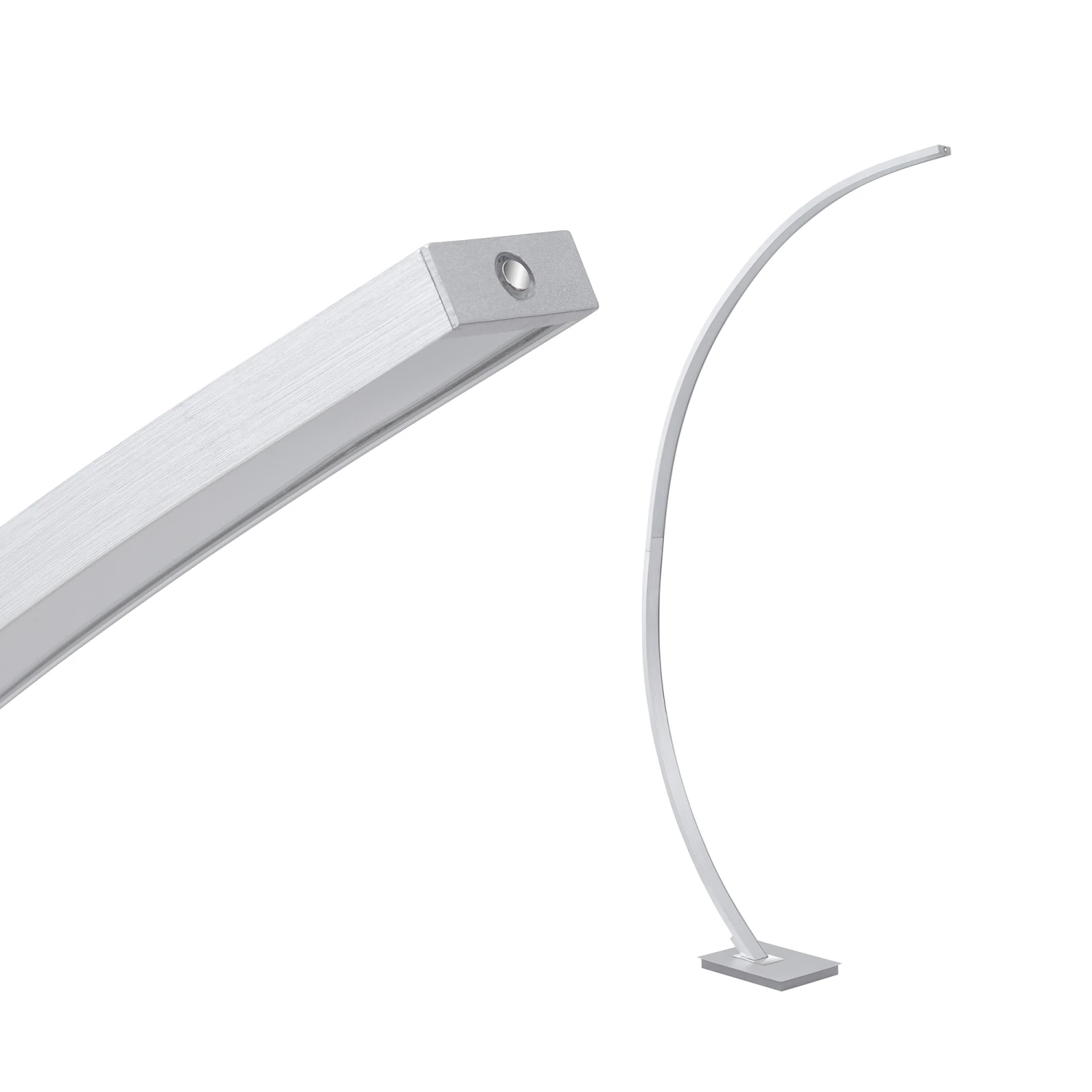 LED Touch Stehleuchte 165 Cm 18W 1950lm Aluminium 5 LED Touch Stehleuchte 165 Cm 18W 1950lm Aluminium – Bild 5