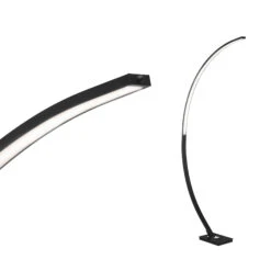 LED Touch Stehleuchte 165 Cm 18W 1950lm Schwarz -Briloner Store led bogenleuchte schwarz 85effe5e60fcea0bd28fa66a749c4366
