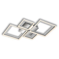 LED Deckenleuchte, 53 Cm, LED-Platine, 24 W, 120 Lm, Alu-chrom