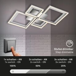 LED Deckenleuchte, 53 Cm, LED-Platine, 24 W, 120 Lm, Alu-chrom 10 LED Deckenleuchte, 53 Cm, LED-Platine, 24 W, 120 Lm, Alu-chrom -Briloner Store led deckenleuchte alu chrom c69fb742ff49c3a9c80000196d5f8b2e