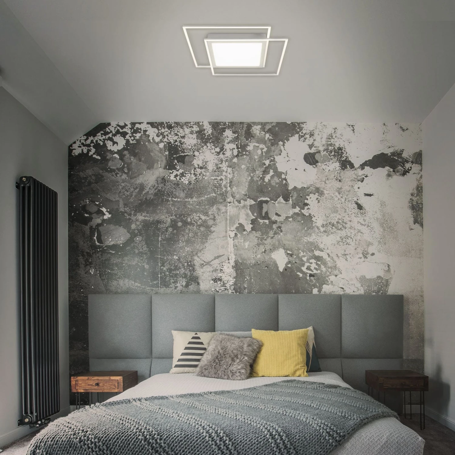 LED Deckenleuchte, 51,5 Cm, LED-Platine, 50 W, 5000 Lm, Alu-chrom Matt 4 LED Deckenleuchte, 51,5 Cm, LED-Platine, 50 W, 5000 Lm, Alu-chrom Matt – Bild 4