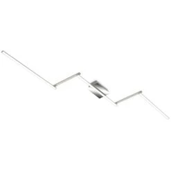 LED Deckenleuchte, 227,2 Cm, 24 W, Alu-Chrom
