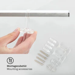 LED Deckenleuchte, 227,2 Cm, 24 W, Alu-Chrom -Briloner Store led deckenleuchte aluchrom led funktion3 66afaf4147dd7b15cbb888fc52e34708