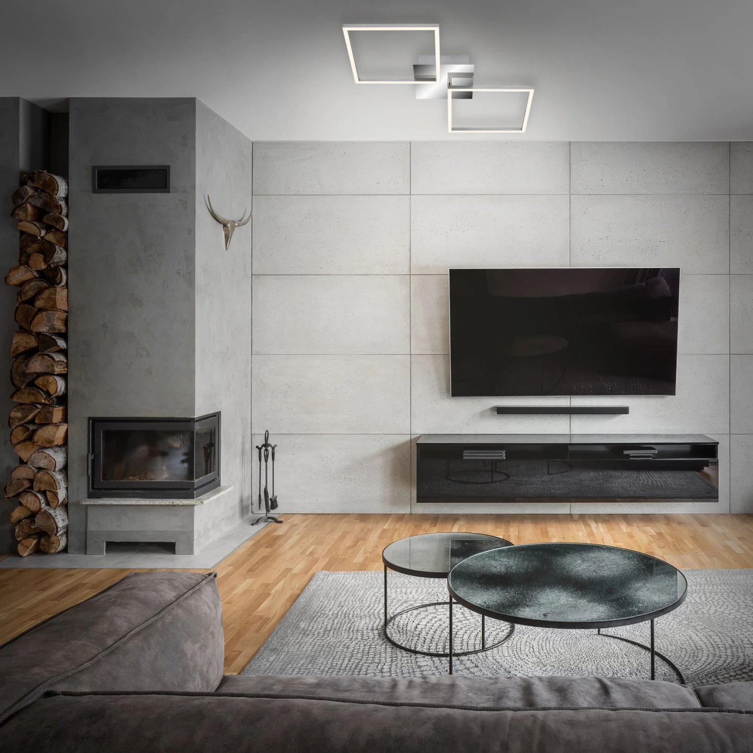 LED Deckenleuchte, 76,3 Cm, 2600 LM, 36 W, Alu-Chrom 6 LED Deckenleuchte, 76,3 Cm, 2600 LM, 36 W, Alu-Chrom – Bild 6