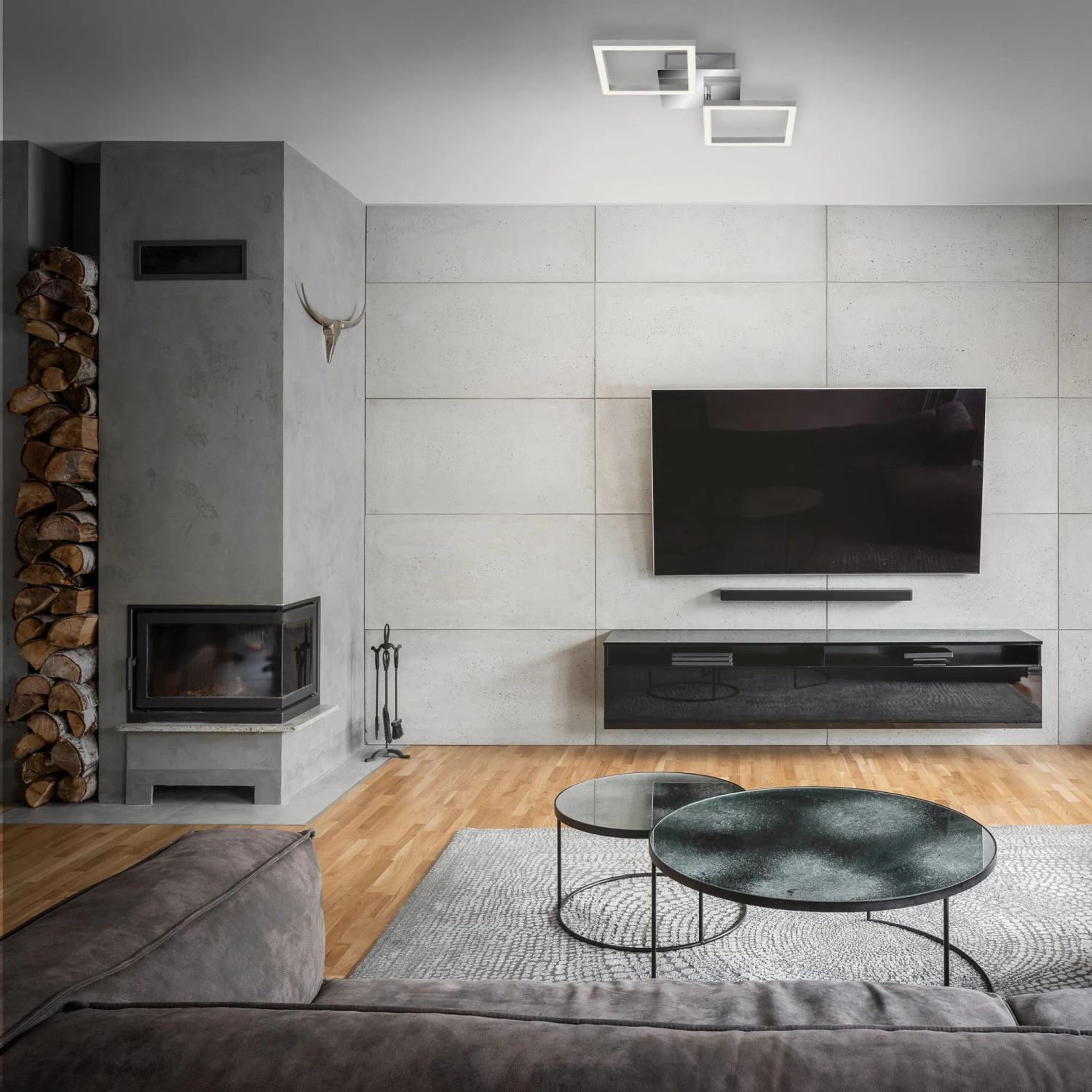 LED Deckenleuchte, 47 Cm, 1200 LM, 16 W, Alu-Chrom 3 LED Deckenleuchte, 47 Cm, 1200 LM, 16 W, Alu-Chrom – Bild 3