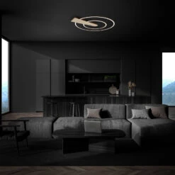 LED Deckenleuchte, 55 Cm, 25 W, 3000 Lm, Gold-Braun -Briloner Store led deckenleuchte gold braun millieu 2f86abdf3d8ba615fc1d5b4c6e70fb9e