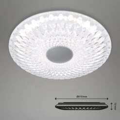 LED Deckenleuchte, Ø 51 Cm, 60 W, Klar -Briloner Store led deckenleuchte klar led platine masszeichnung d1588cf0412bec329d58961f6ba52169