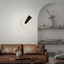 LED Deckenleuchte, 34 Cm, 12 W, 1400 Lm, Schwarz -Briloner Store led deckenleuchte kreis schwarz 48f0cd98484adc7146969359b77d9b06