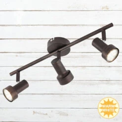 Briloner Rost Deckenstrahler, Schwenkbar, Warmweißes Licht, Kupfer-Antik -Briloner Store led deckenleuchte kupfer antik led gu10 titelbild b49dbc2e26ebe8a9023cac554de51f4b