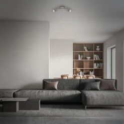 Briloner Simple Deckenstrahler, Schwenkbar, Warmweißes Licht, Matt-Nickel -Briloner Store led deckenleuchte matt nickel 2xled gu10 funktion 3a5337a7b98bc987195998d8275843e6