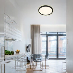 LED Panel, Ø 42,5 Cm, 3000 LUMEN, 22 WATT, Schwarz 9 LED Panel, Ø 42,5 Cm, 3000 LUMEN, 22 WATT, Schwarz -Briloner Store led deckenleuchte mit aufsatzrahmenundled backlight schwarz 1xled milieu1 49a6542e143528d1e8f197ab6ea43b82