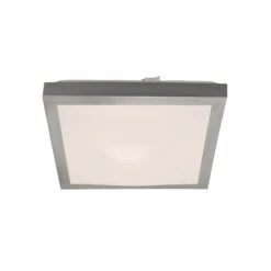 LED Deckenleuchte, 27 Cm, 12 W, Weiß-Matt-Nickel