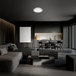 LED Deckenleuchte Mit Sternendekor, Ø 31 Cm, LED-Platine, 12 W, 1200 Lm, Matt-nickel -Briloner Store led deckenleuchte mit sternendekor matt nickel d16c6e20135ac30f096f7483b6d88098