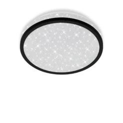 STERNENHIMMEL LED Deckenleuchte, Ø 21,7 Cm, 10 W, Schwarz