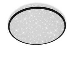 STERNENHIMMEL LED Deckenleuchte, Ø 38 Cm, 24 W, Schwarz