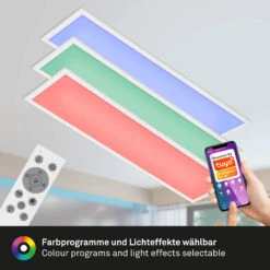 SMART RGB CCT LED Panel, 100 Cm, 22 W, Weiß -Briloner Store led deckenleuchte panel rgb steuerung 01bcbf7f39c92d4daab1e18f431db353