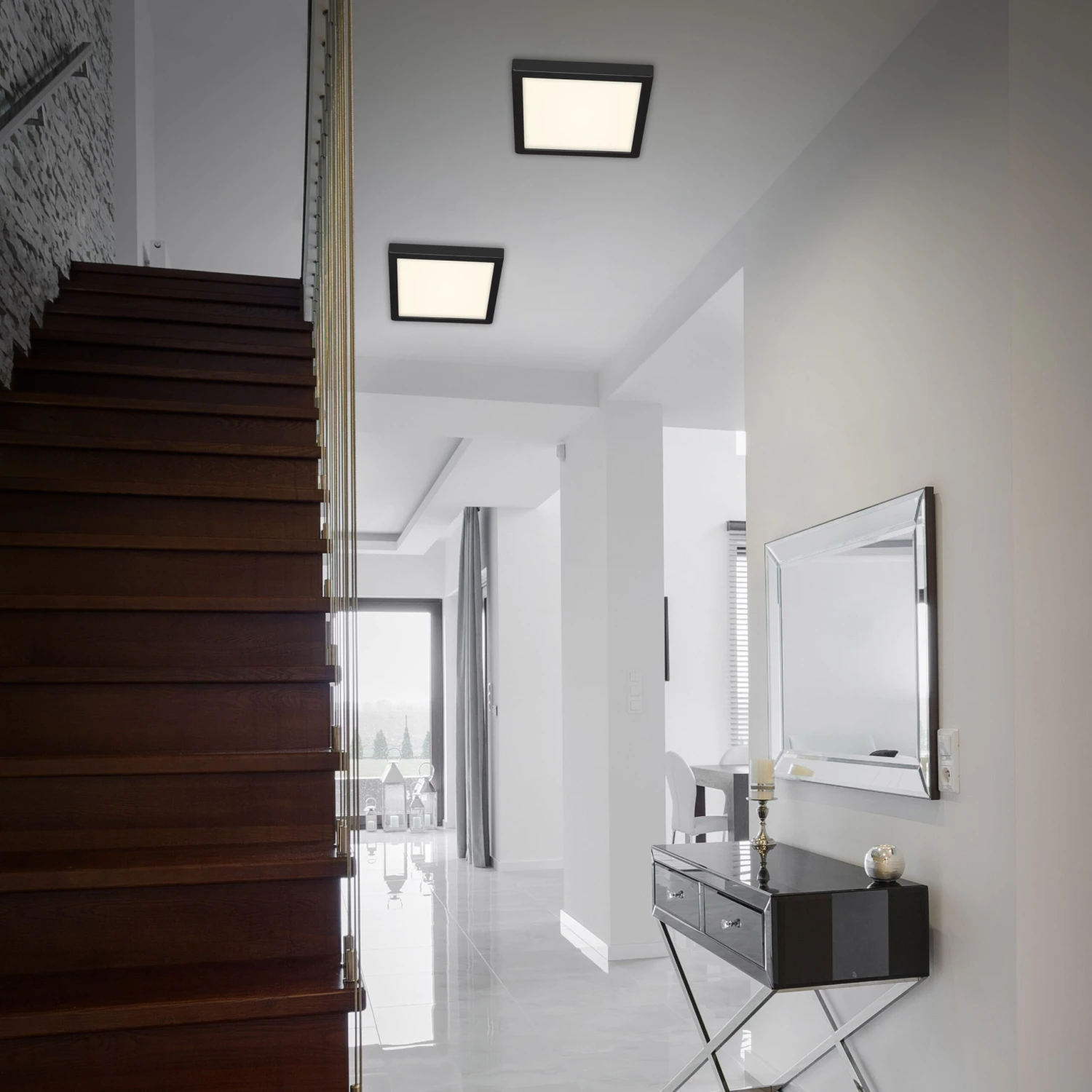 LED Deckenleuchte, 30 Cm, 21 W, Schwarz 5 LED Deckenleuchte, 30 Cm, 21 W, Schwarz – Bild 5