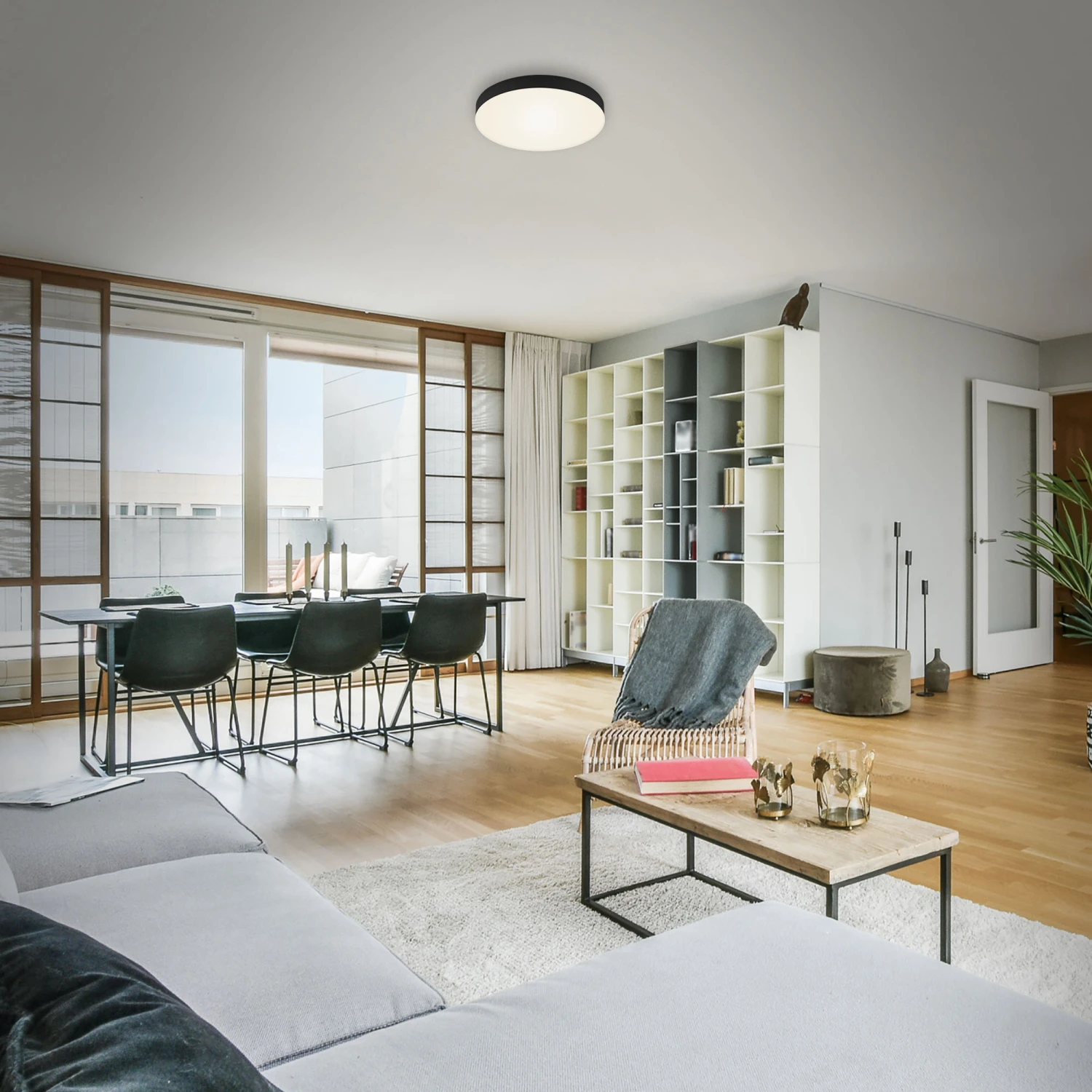 LED Deckenleuchte, Ø 15,7 Cm, 11 W, Schwarz 3 LED Deckenleuchte, Ø 15,7 Cm, 11 W, Schwarz – Bild 3