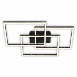 LED Deckenleuchte, 52 Cm, LED-Platine 57 W, 5700 Lm, Schwarz 10 LED Deckenleuchte, 52 Cm, LED-Platine 57 W, 5700 Lm, Schwarz -Briloner Store led deckenleuchte schwarz 54b318f5f9c0b25901c81a424df8c793