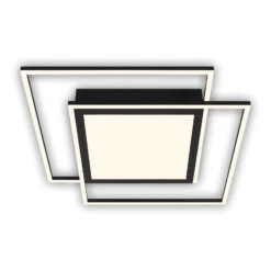 LED Deckenleuchte, 51,5 Cm, LED-Platine, 50 W, 5000 Lm, Schwarz Matt