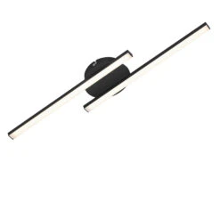 LED Wand- Und Deckenleuchte, 55,5 Cm, 12 W, Schwarz