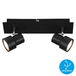 Briloner Rock LED Deckenstrahler, Schwenkbar, Warmweißes Licht -Briloner Store led deckenleuchte schwarz led gu10 titelbild 6c1fed1a7df286eab03784a1836a77c4