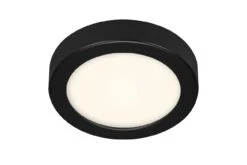 LED Deckenleuchte, Ø 17 Cm, 12 W, Schwarz