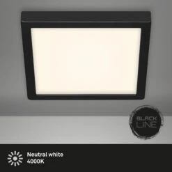 LED Deckenleuchte, 30 Cm, 21 W, Schwarz 7 LED Deckenleuchte, 30 Cm, 21 W, Schwarz -Briloner Store led deckenleuchte schwarz led platine titelbild 5a5647e62f81eed4c319f613daa1f127