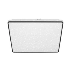 LED Deckenleuchte, 37 Cm, LED-Platine, 24 W, 2800 Lm, Schwarz