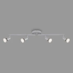 Briloner Ray LED Spotleuchte, Schwenkbar, Warmweißes Licht, Titanfarbig -Briloner Store led deckenleuchte titanfarbig 4xled gu10 freisteller2 eaba3de52ac12cbe520e2ccdfb546110